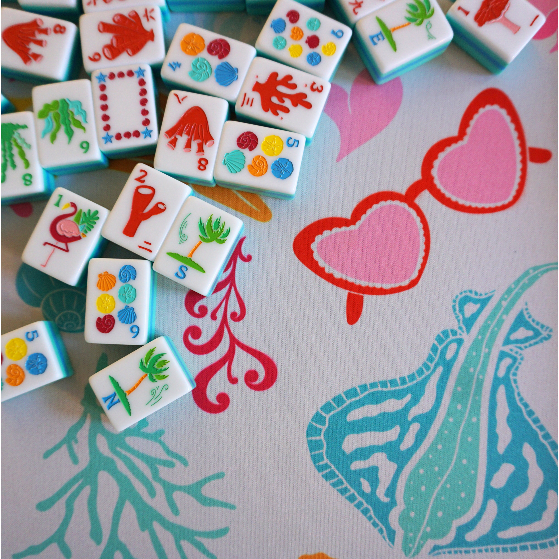 Island Mahjong Tile Set