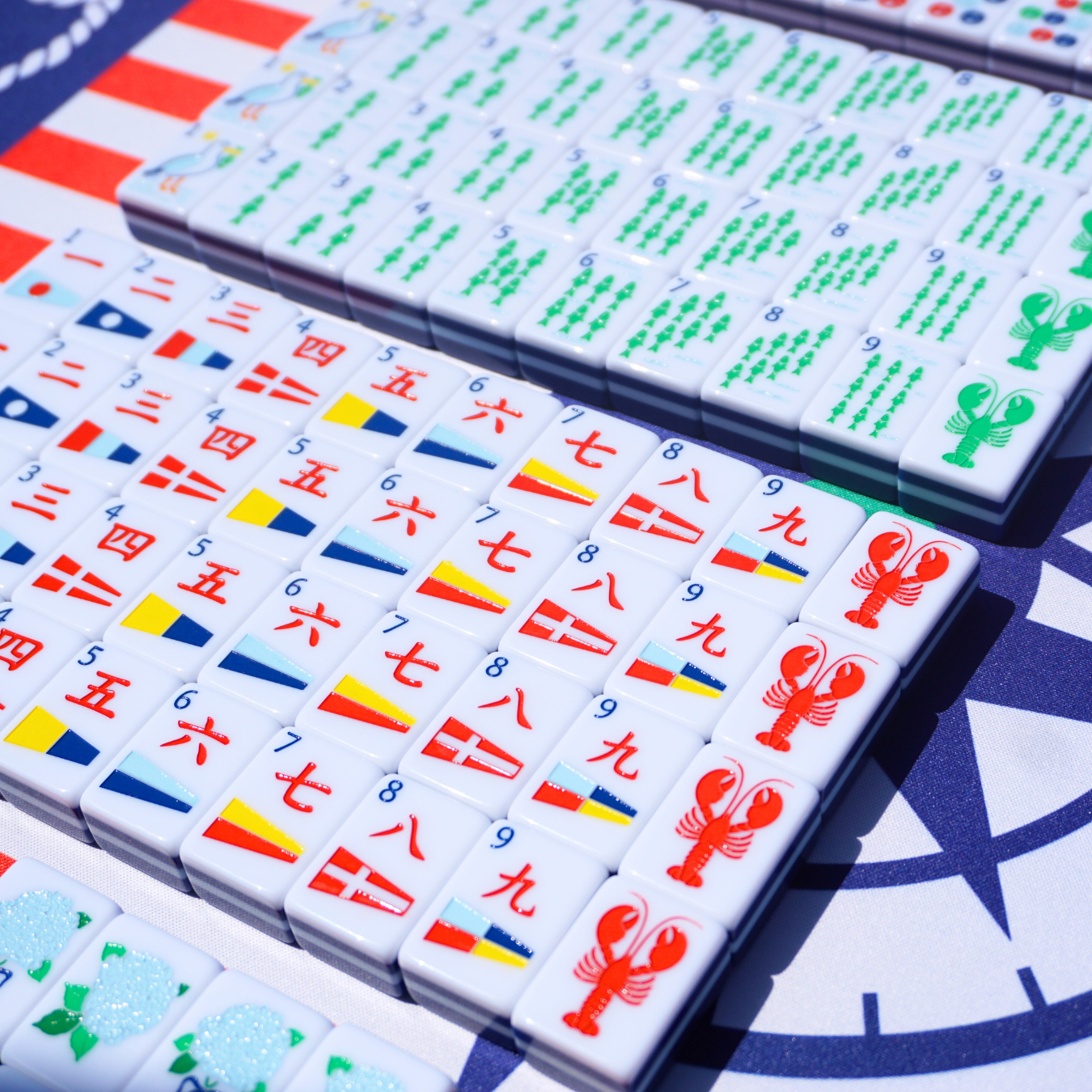 Newport Mahjong Tile Set