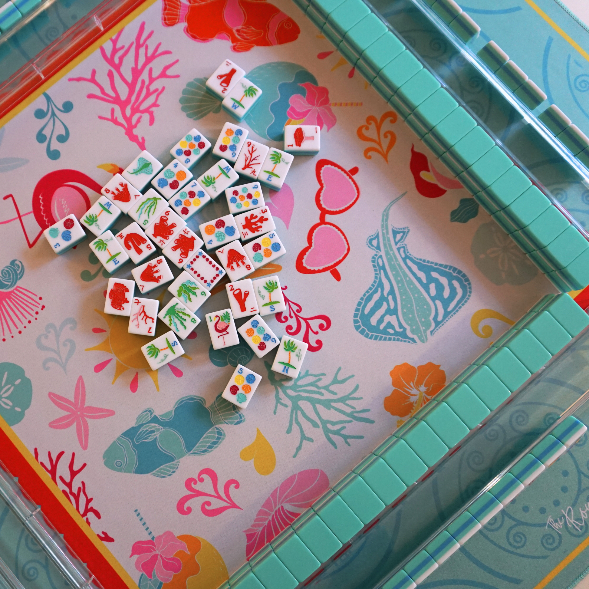 Island Mahjong Tile Set