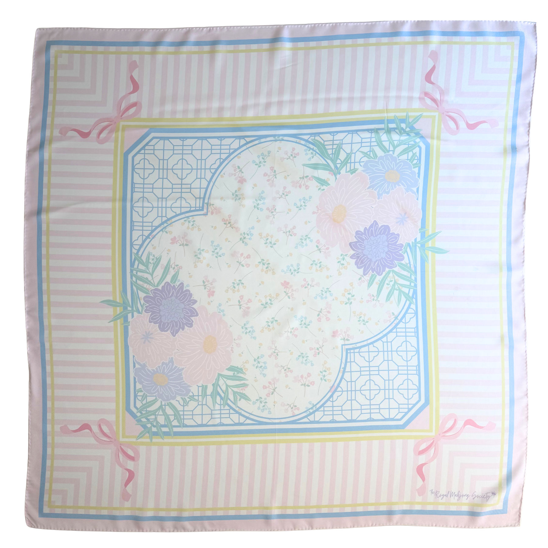 Girly Silk Scarf - Square