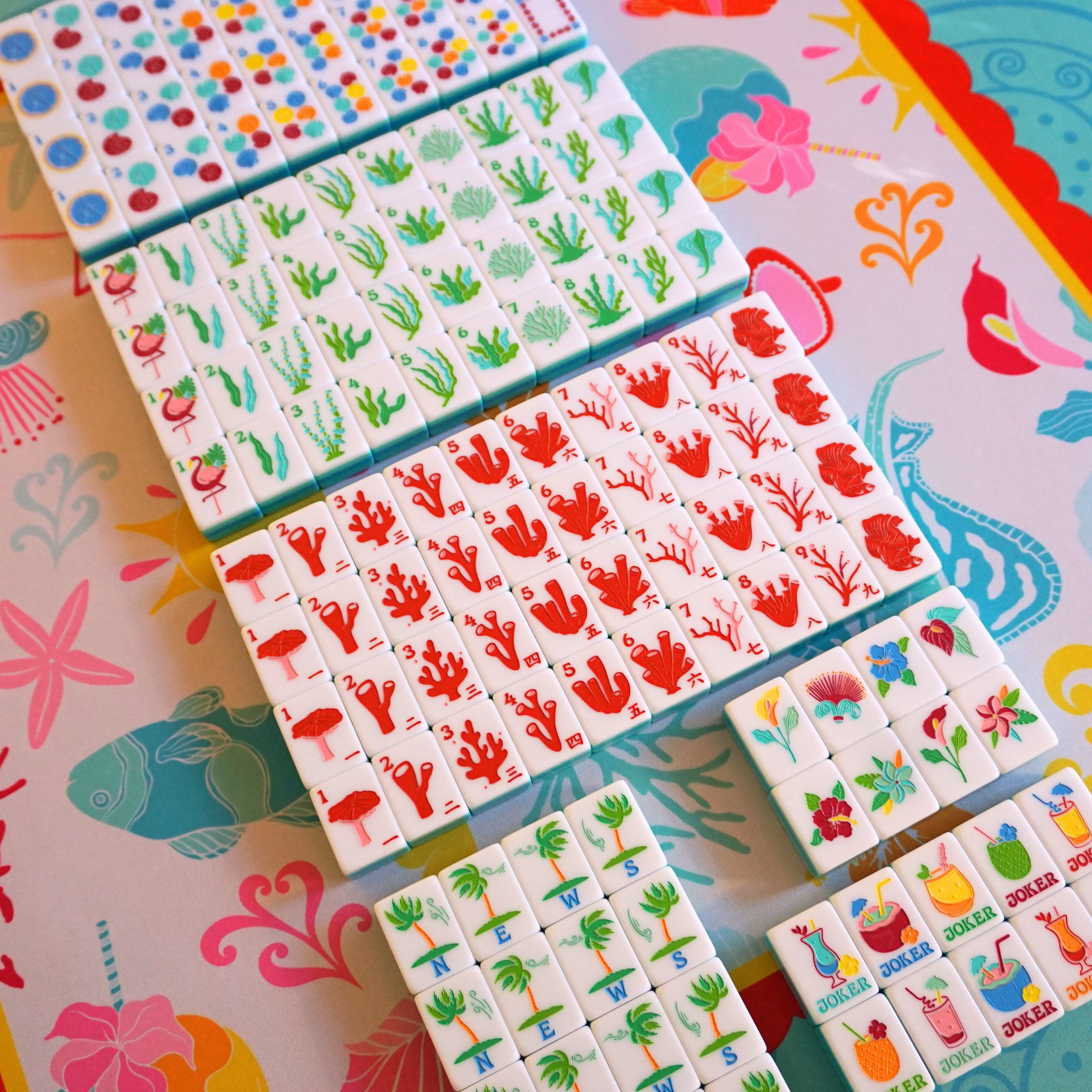 Island Mahjong Tile Set