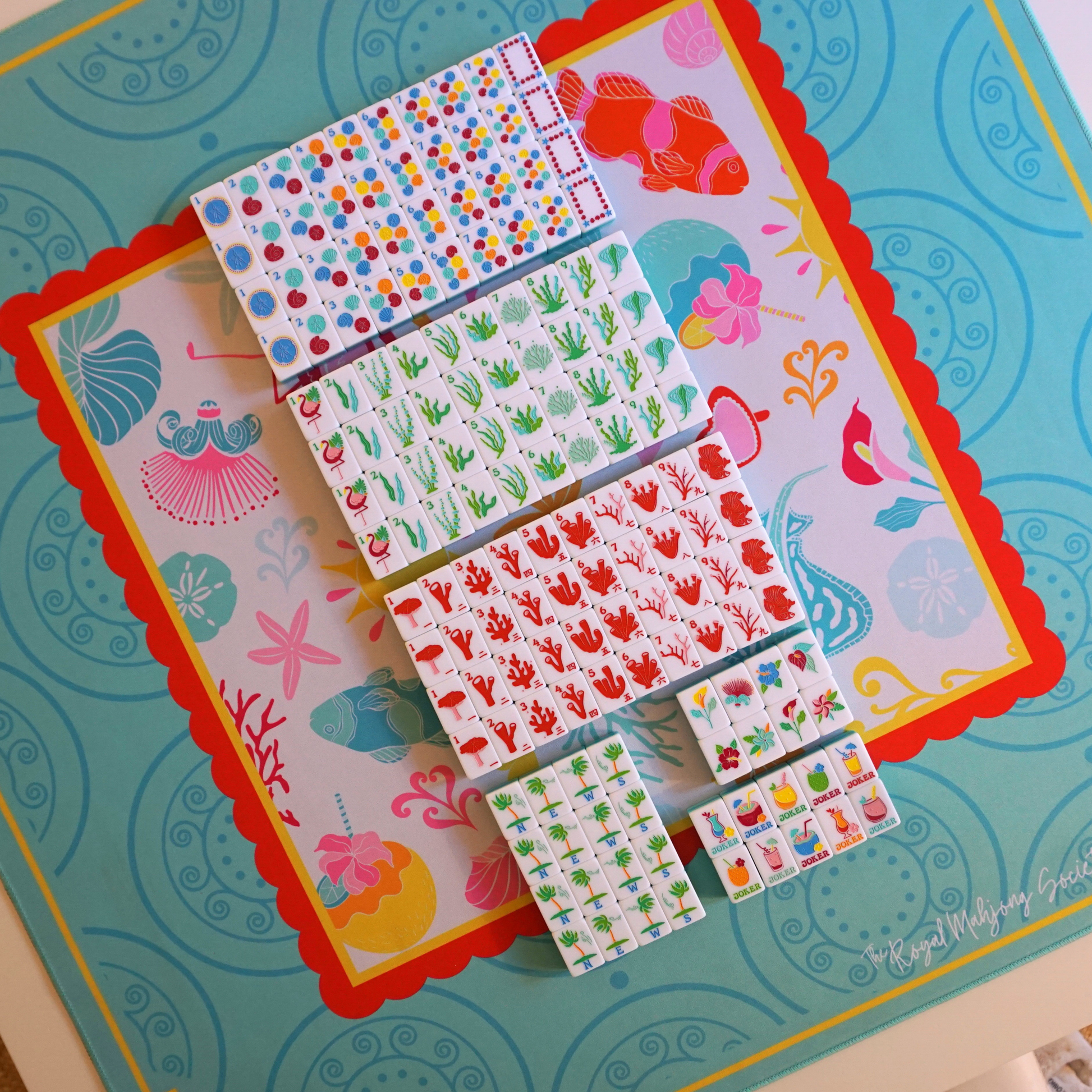 Island Mahjong Tile Set