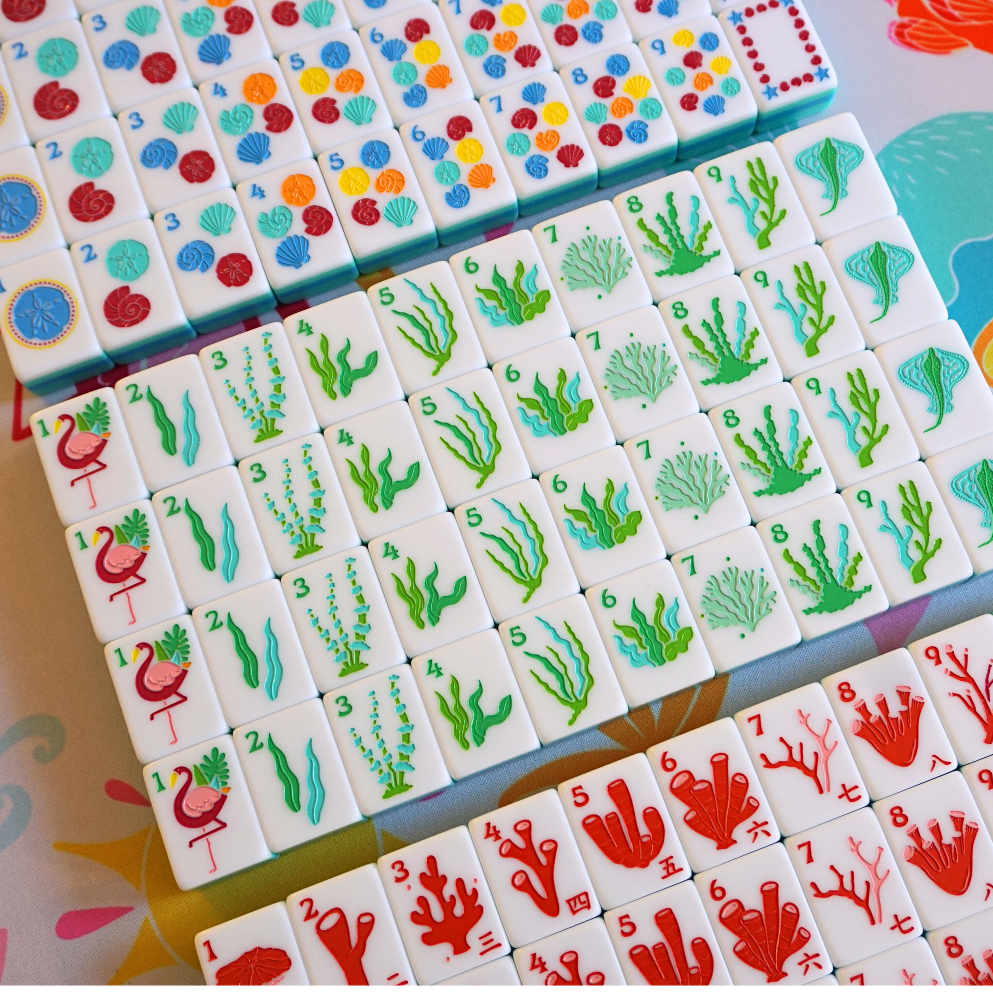 Island Mahjong Tile Set