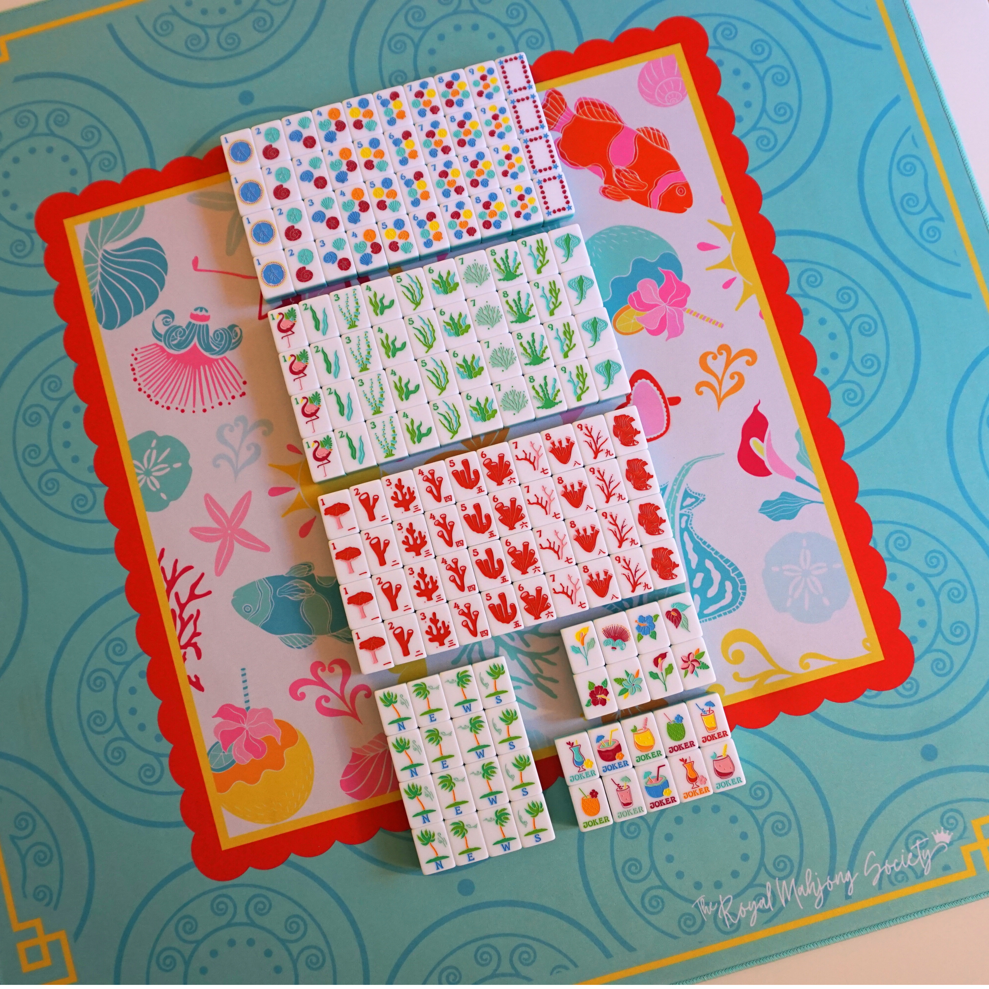 Island Mahjong Tile Set