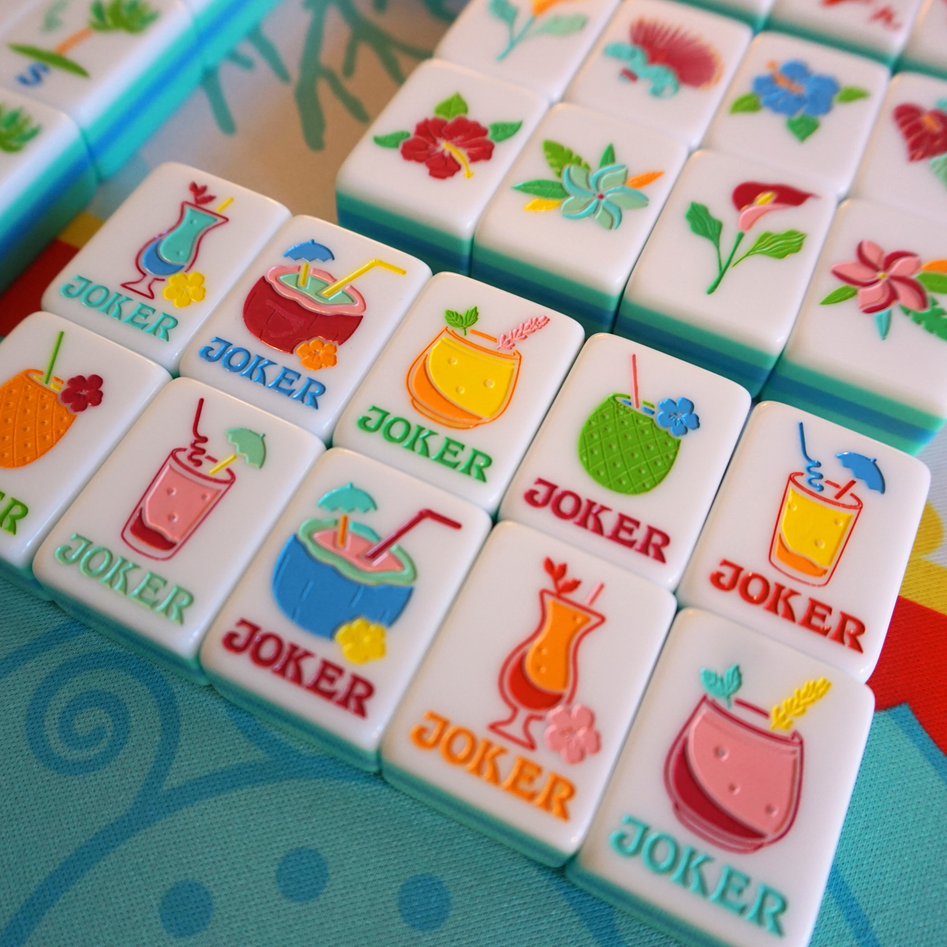 Island Mahjong Tile Set