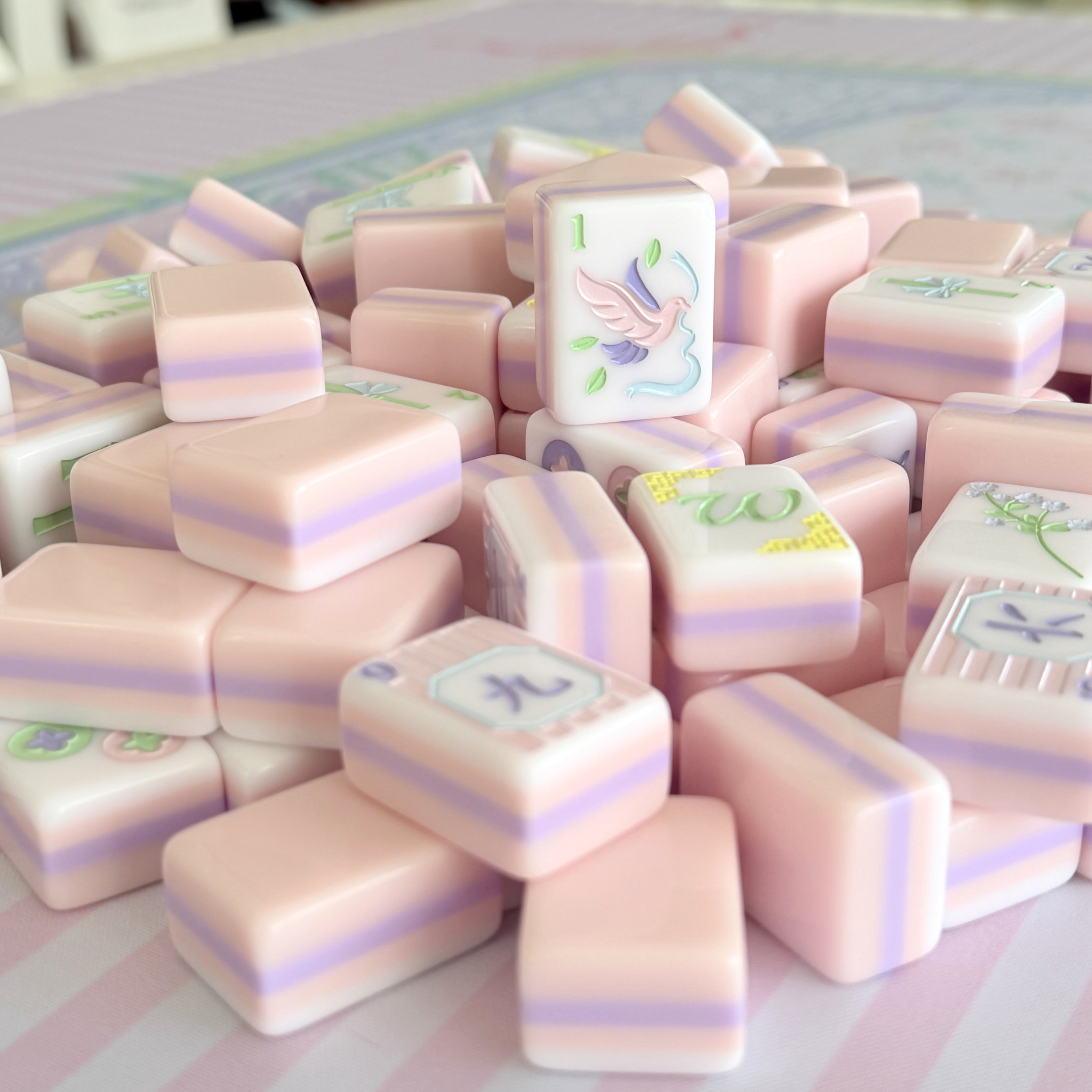 Girly Mahjong Tile Set