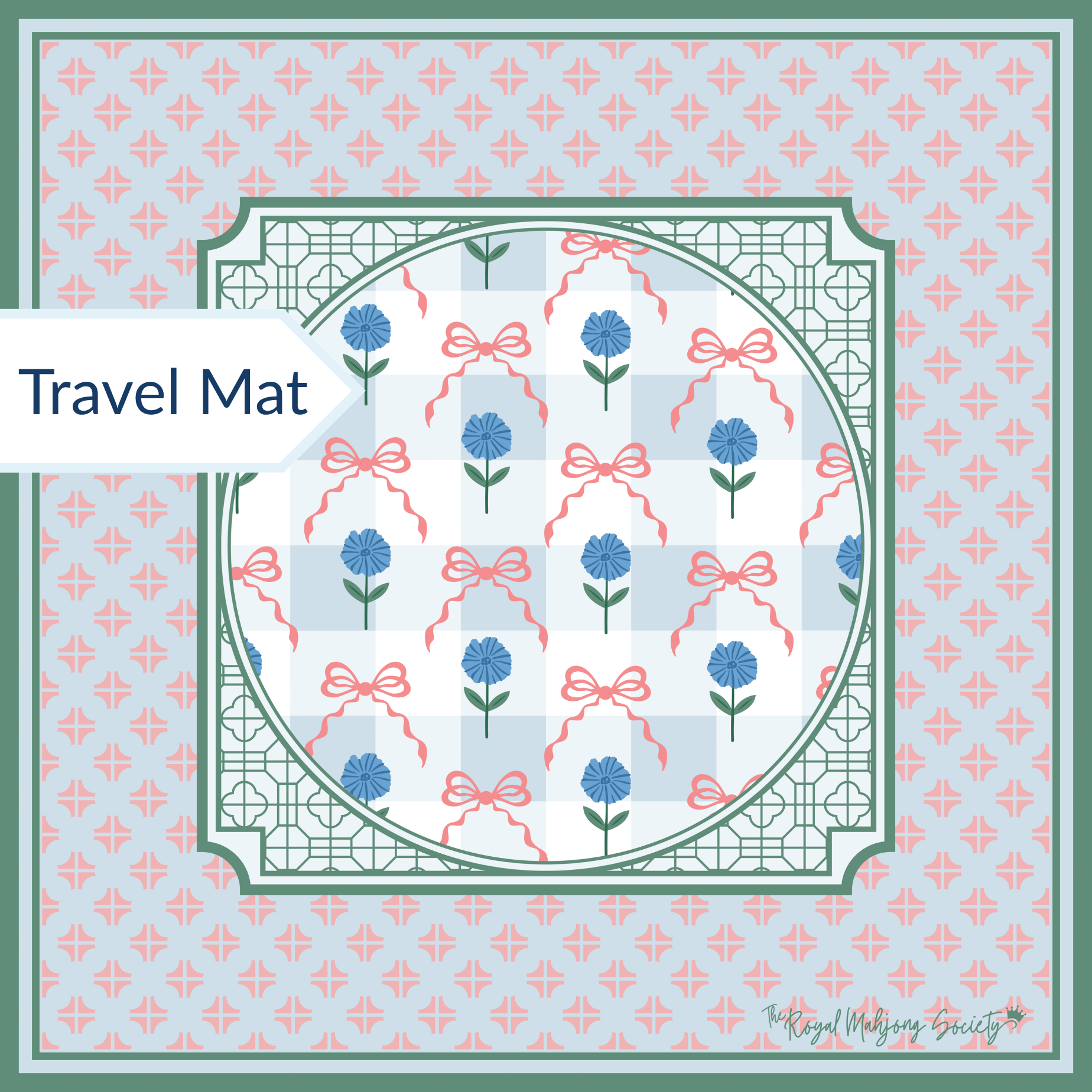 Travel Size Cottage Mahjong Mat