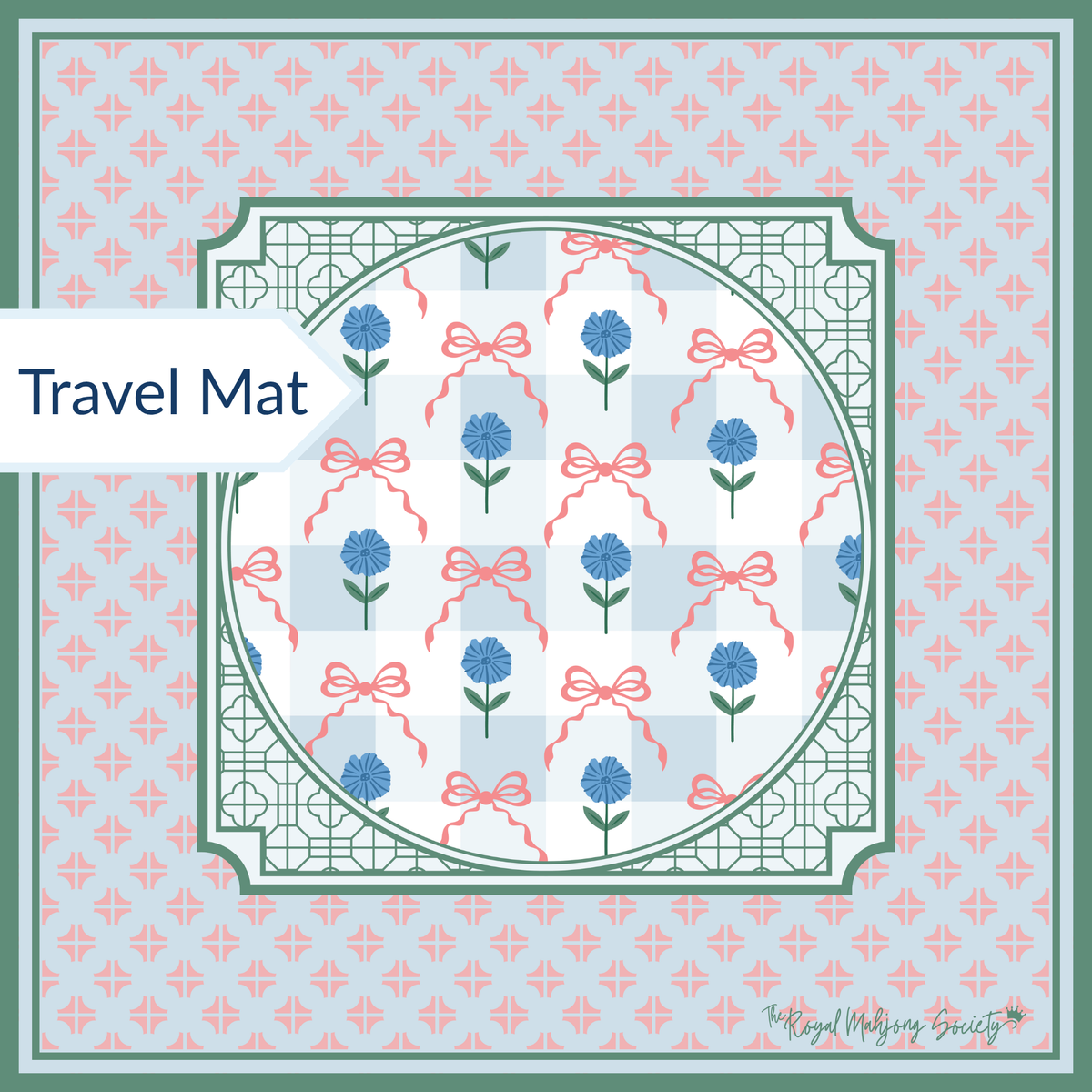 Travel Size Cottage Mahjong Mat
