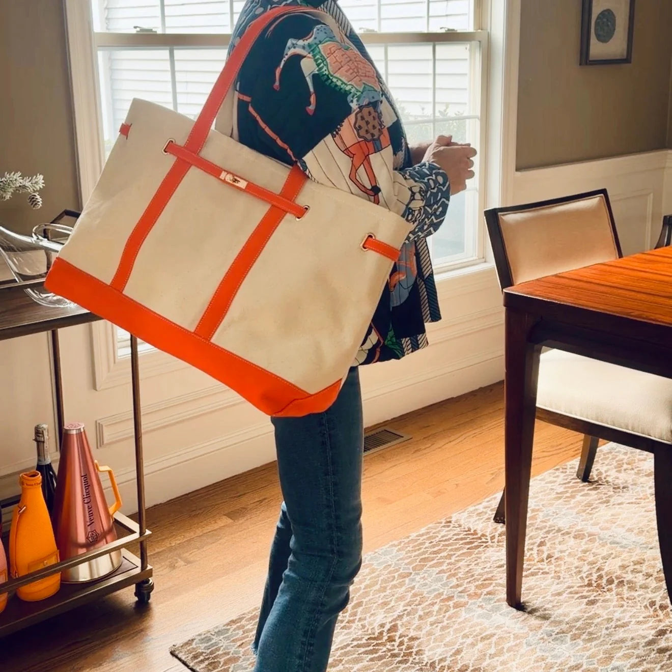 Charleston Large Carryall Tote