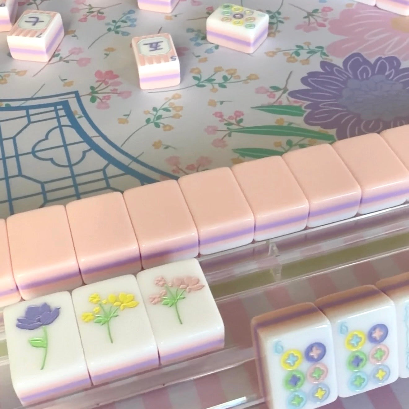 Girly Mahjong Tile Set