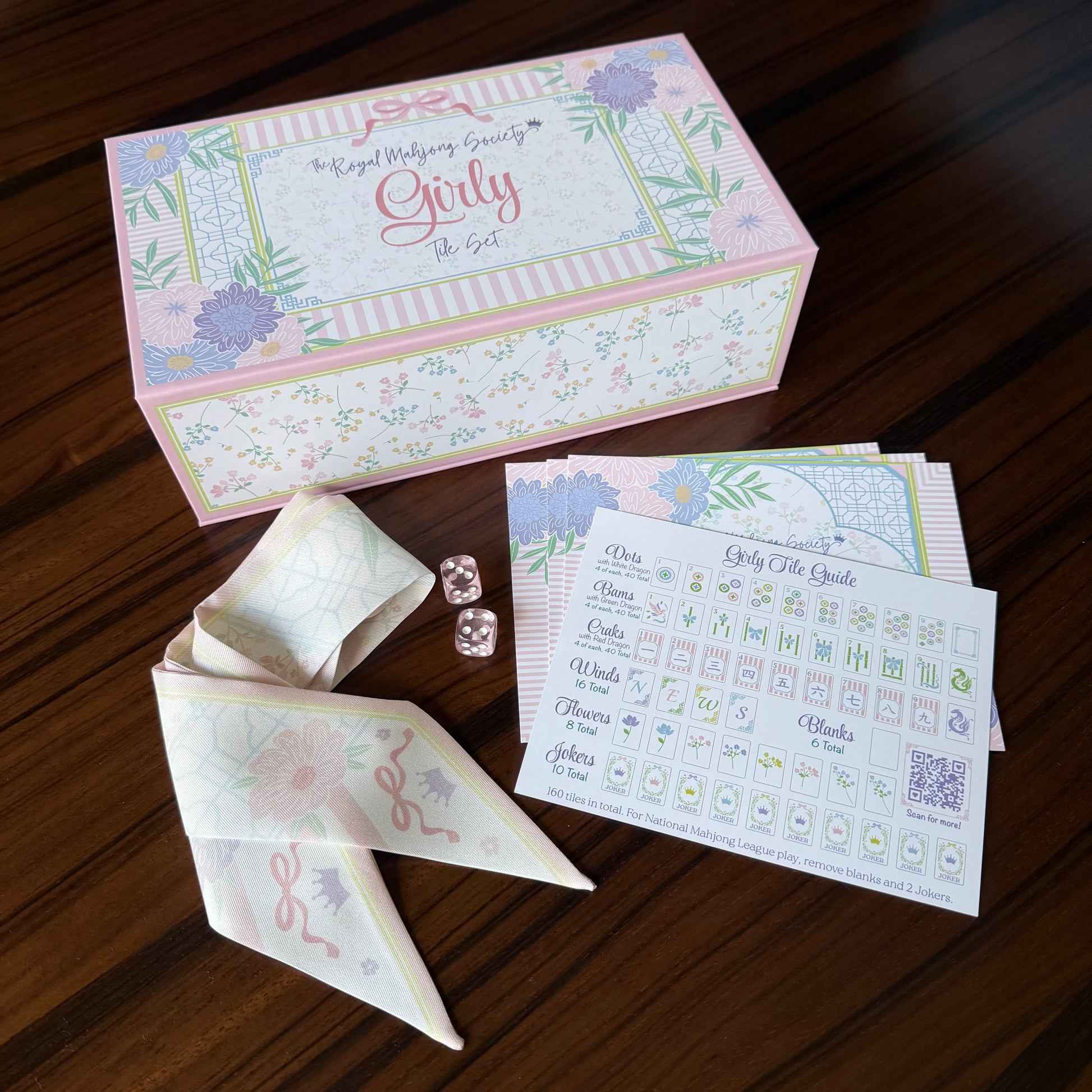 Girly Mahjong Tile Set