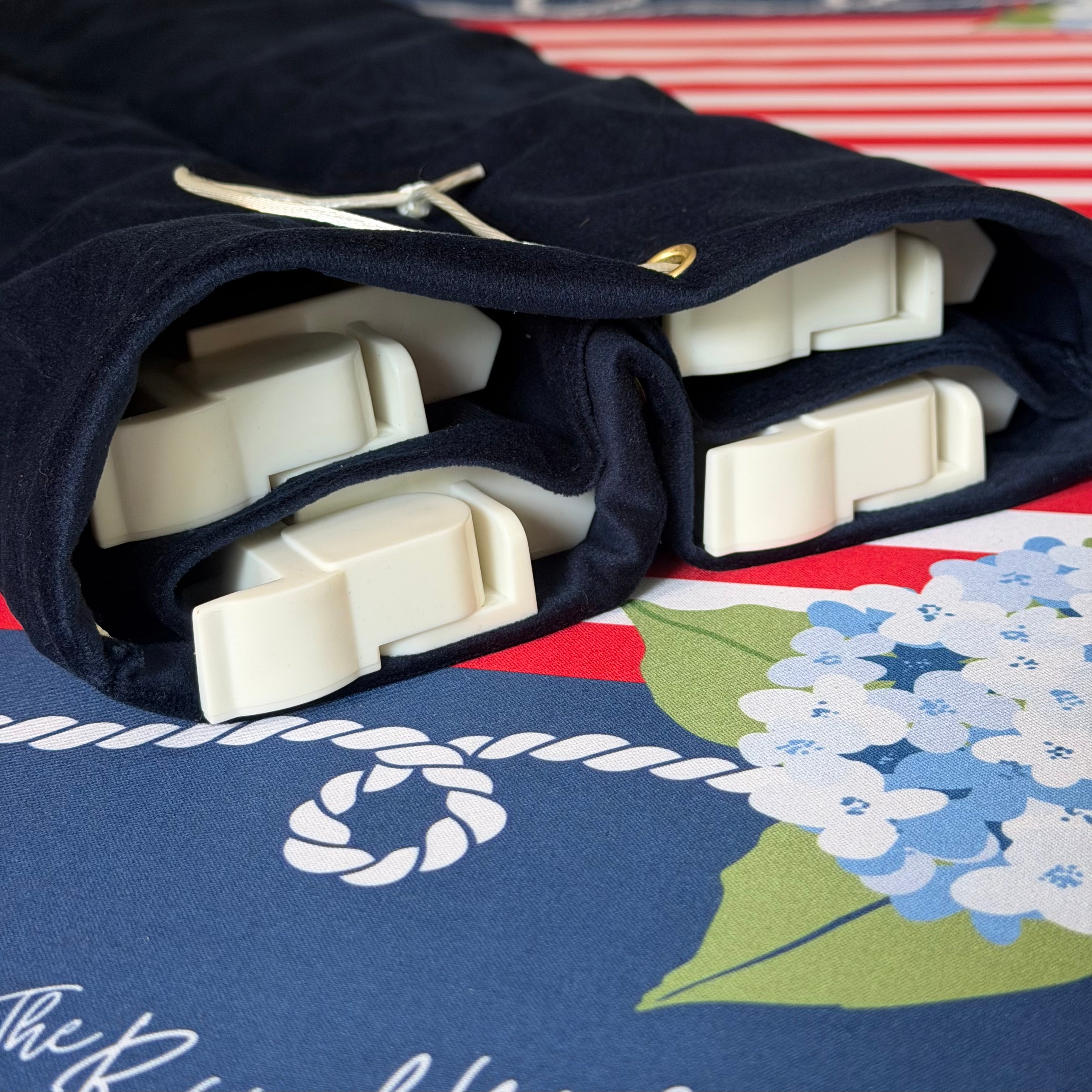 Velvet Mahjong Rack Storage Bag