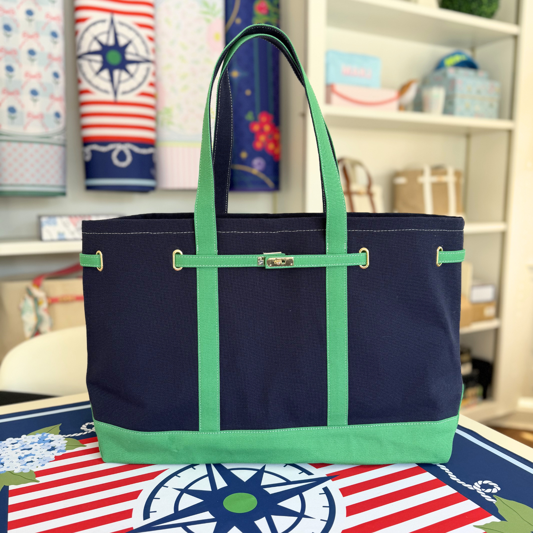 Charleston Large Carryall Tote - Colorblock