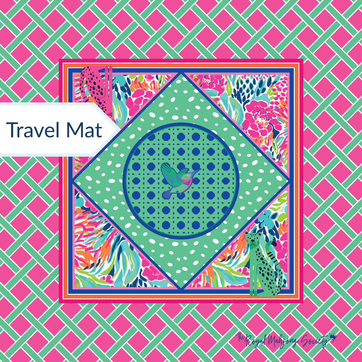 Travel Size Mahj Royale Mahjong Mat
