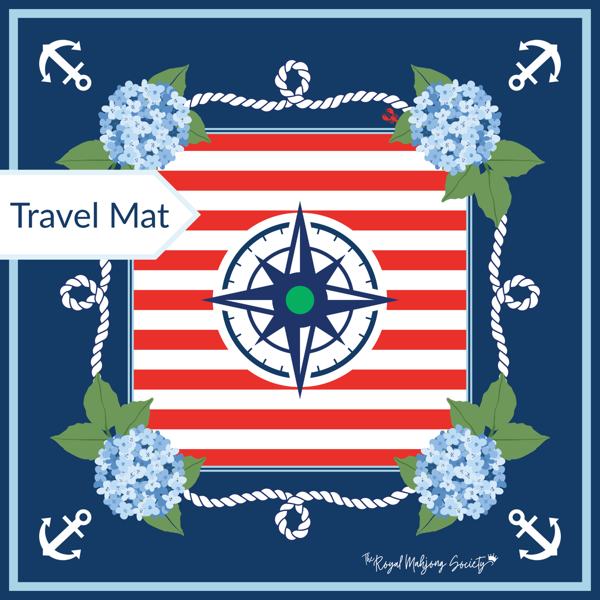 Travel Size Newport Mahjong Mat