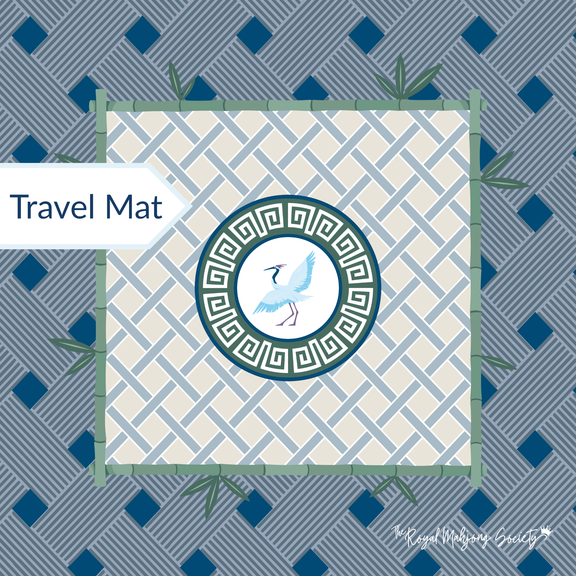 Travel Size Shore Mahjong Mat