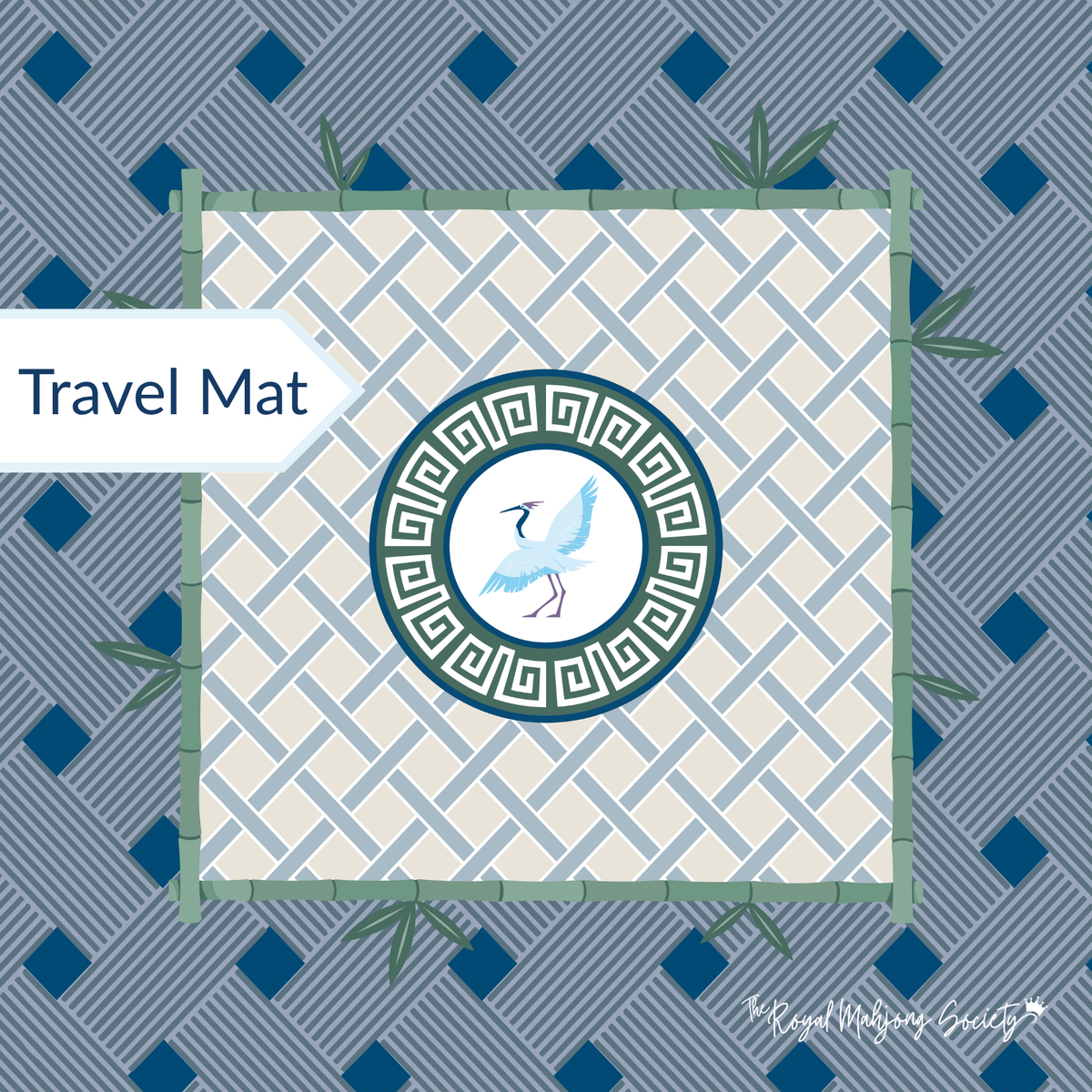 Travel Size Shore Mahjong Mat