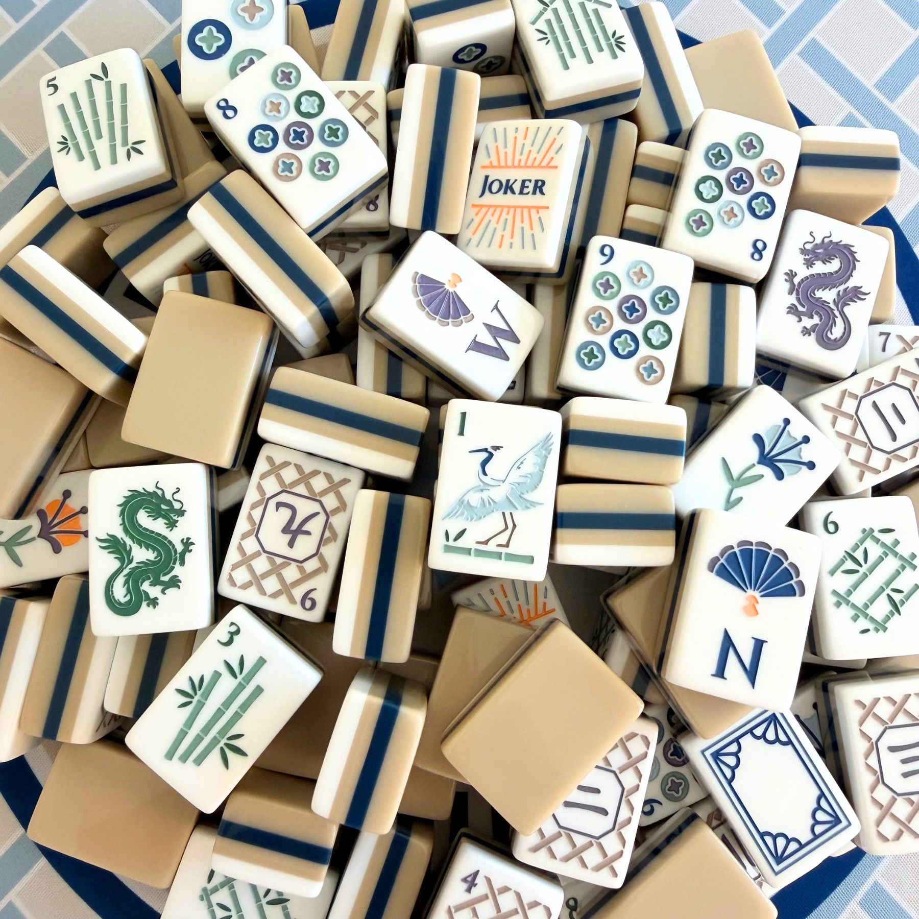Shore Mahjong Tile Set