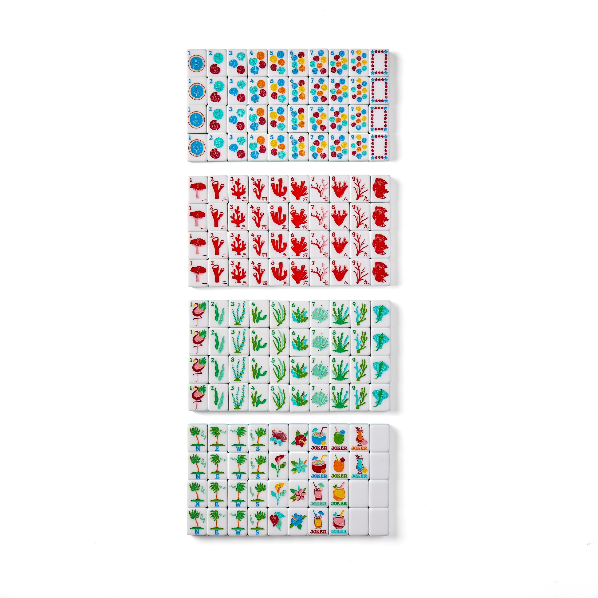 Island Mahjong Tile Set
