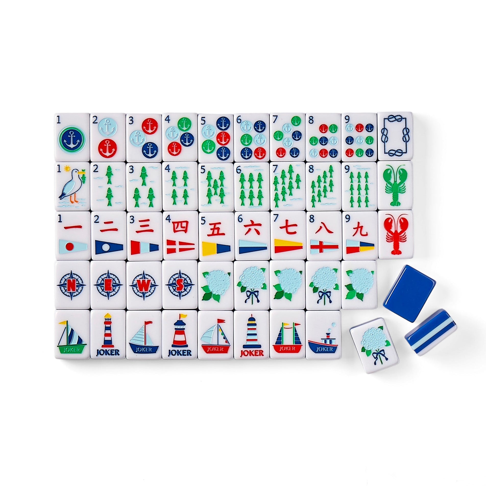 Newport Mahjong Tile Set