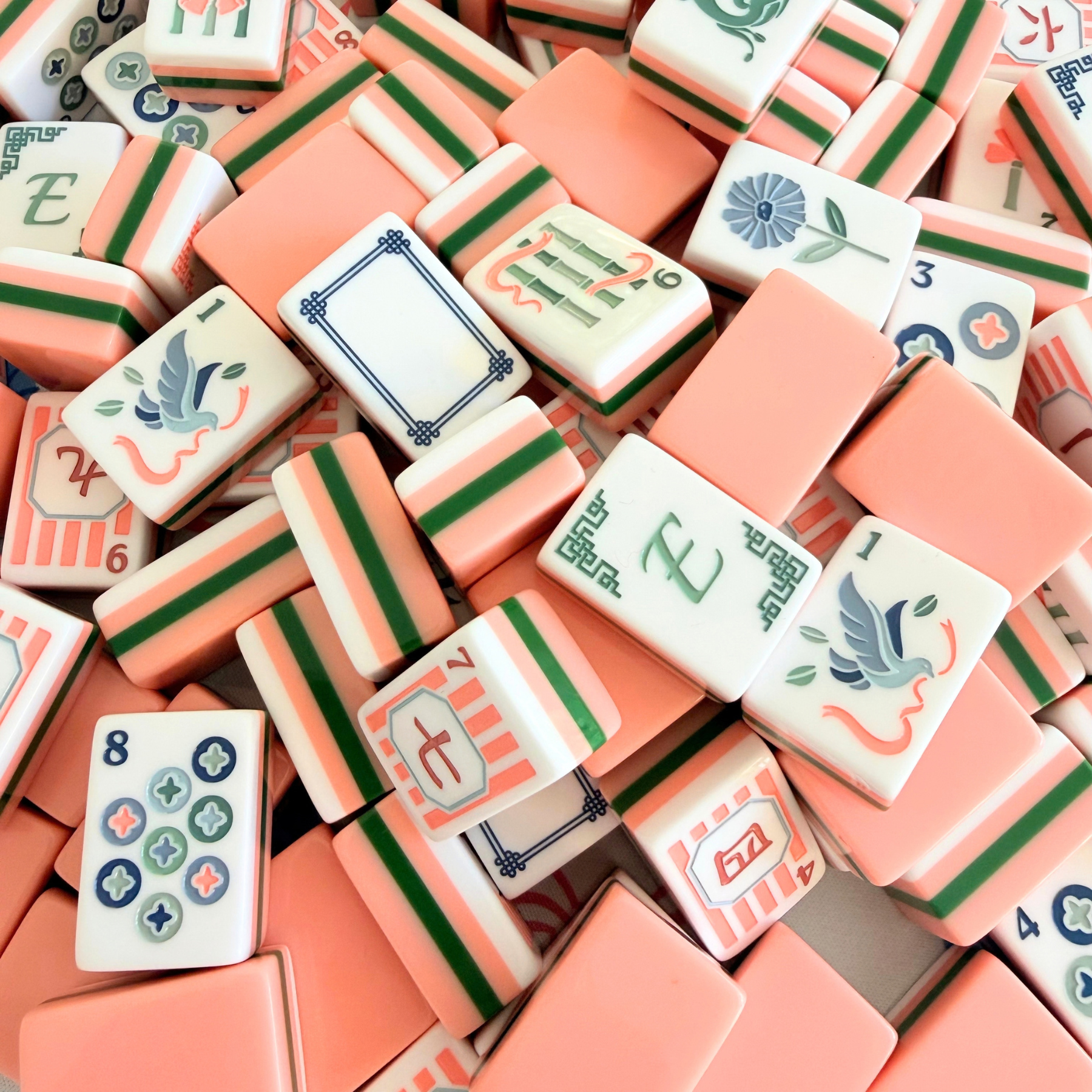Cottage Mahjong Tile Set