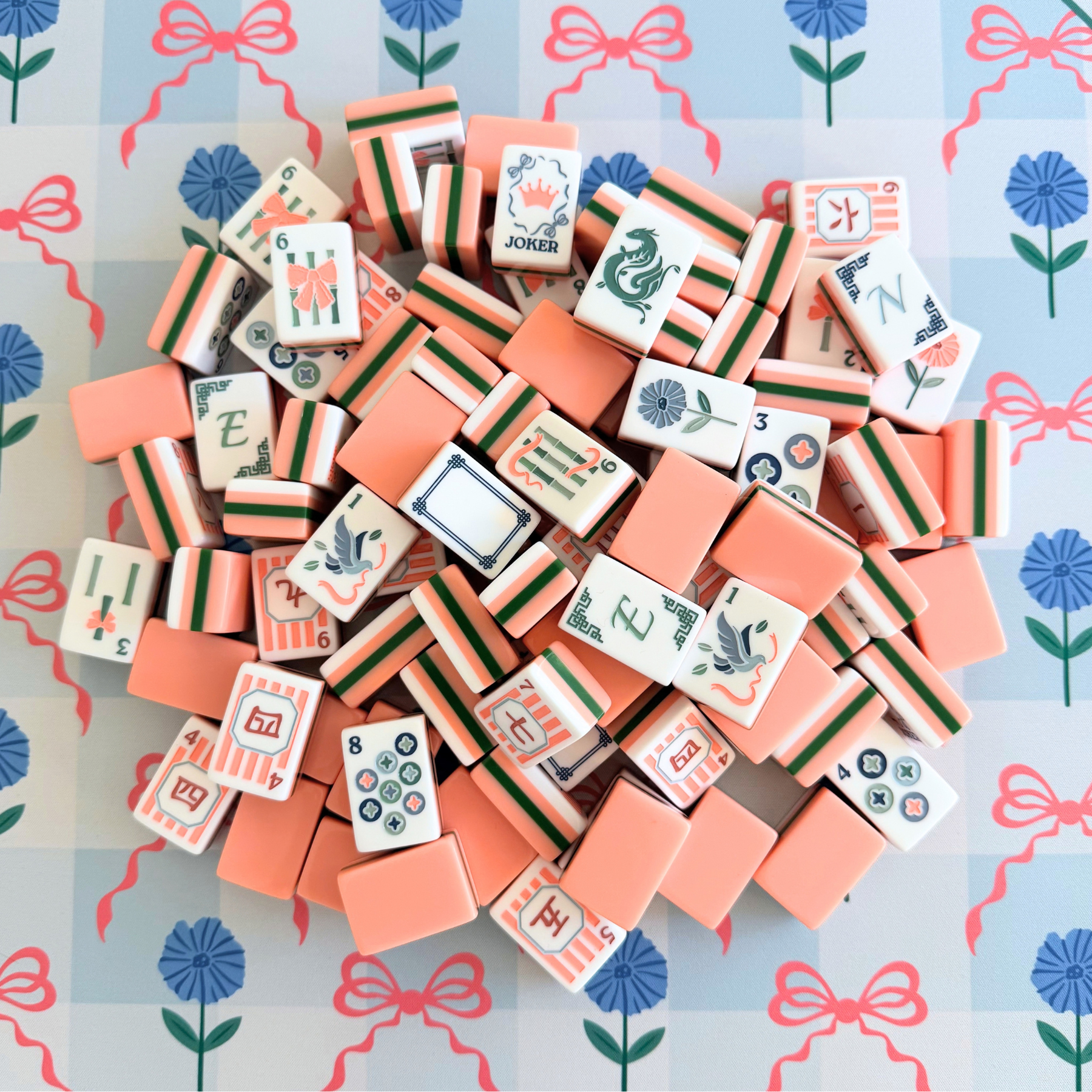 Cottage Mahjong Tile Set